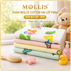 Khăn mặt Mollis cotton FM5A 40X80cm 87g