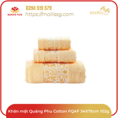 Khăn mặt Quảng Phu Cotton FQAF 34X75cm 102g