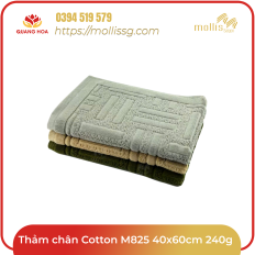 Thảm chân Cotton M825 40x60cm 240g