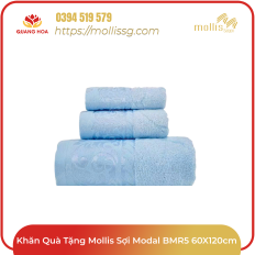 Khăn Quà Tặng Mollis Sợi Modal BMR5 60X120cm 305g