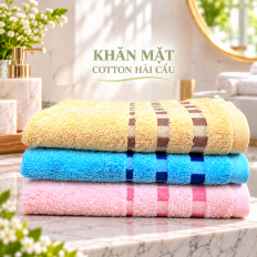 Combo 3 khăn mặt cotton Hải Cẩu FHD6