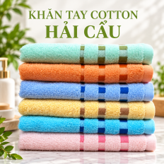Combo 5 khăn tay cotton hải cẩu 