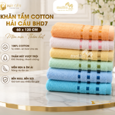Khăn tắm Cotton Hải Cẩu BHD7 60x120cm Cotton 100% Chính Hãng