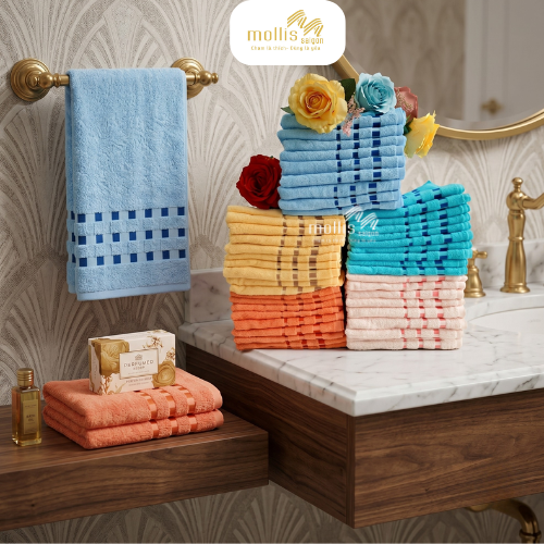 khăn cotton hải cẩu mềm mịn cho gia đình