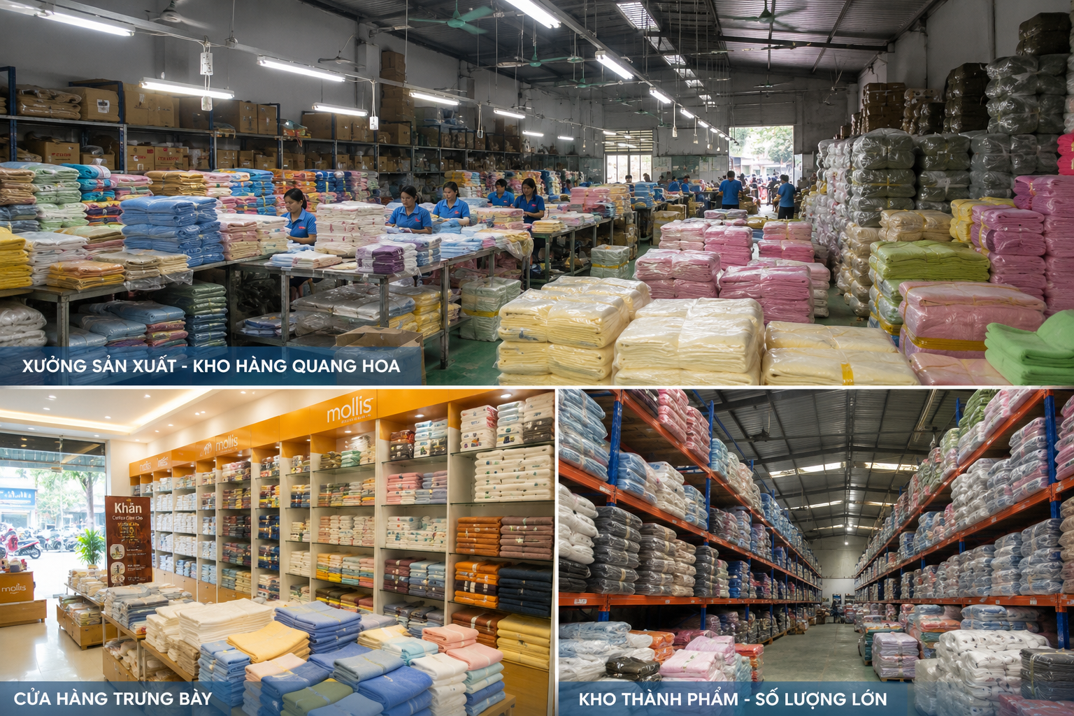 ​  Khăn quà tặng doanh nghiệp lnhiều phân khúc lựa chọn  ​