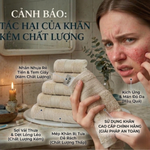 Lưu ý khi chọn mua khăn mặt