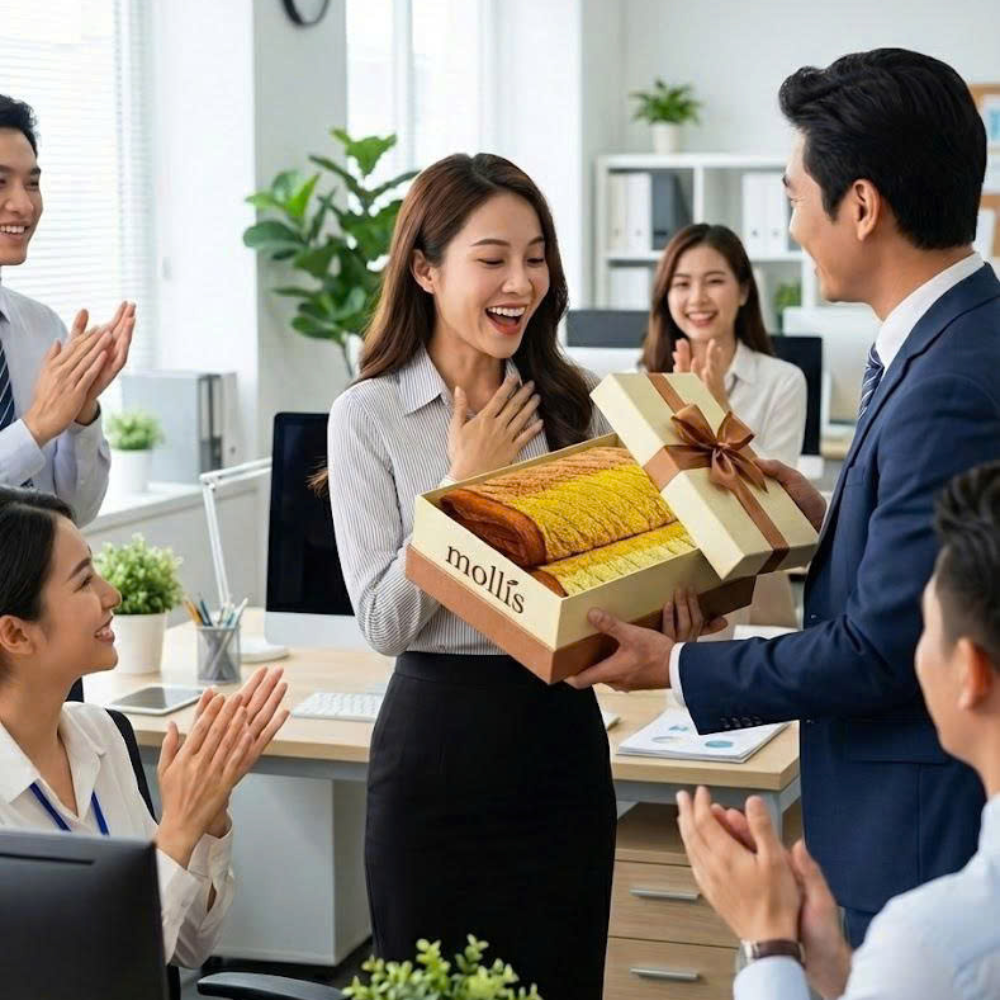 Khăn quà tặng doanh nghiệp cao cấp Mollis