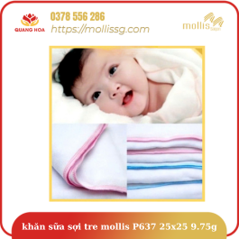 Khăn Mollis sợi tre (bamboo) kháng khuẩn chi tiet