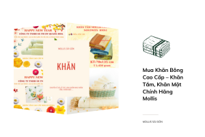 Mua Khăn Bông Cao Cấp – Khăn Tắm, Khăn Mặt Chính Hãng Mollis