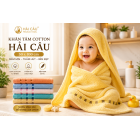 Khăn mặt Hải Cẩu Cotton BHD6 50x100cm 150g Cao Cấp Chính Hãng