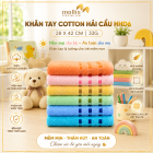 Khăn tay Cotton Hải Cẩu HHD6 28x42cm 36.5g | Cotton Mềm Mại