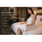 KHĂN TẮM COTTON CAO CẤP MOLLIS B853 60 X 120 CM 317 G