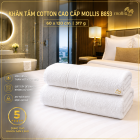 KHĂN TẮM COTTON CAO CẤP MOLLIS B853 60 X 120 CM 317 G